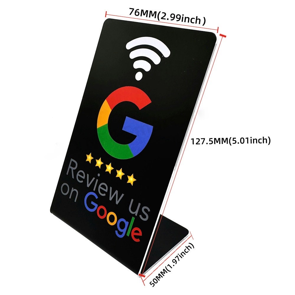 NFC Google Review Stand
