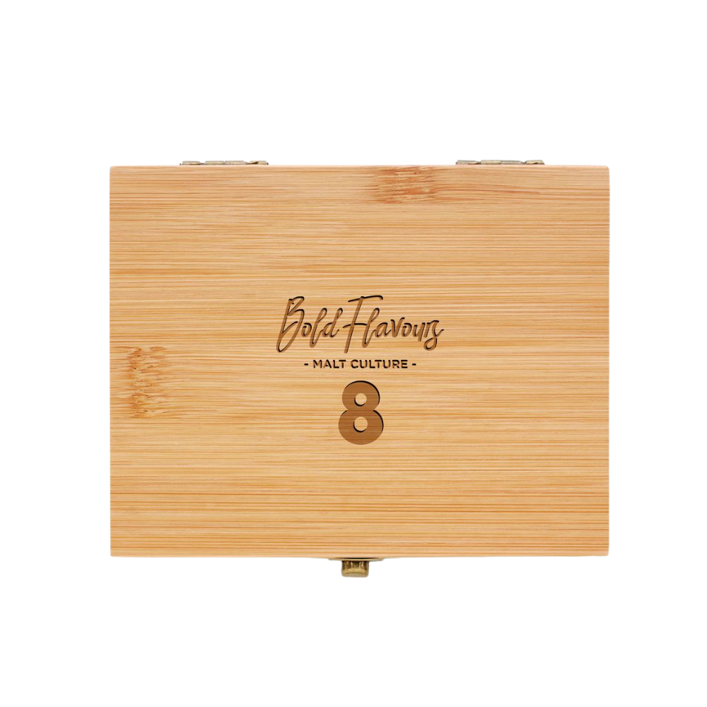 Personalised Reusable Stone Ice Cube Set – Laser Engraved Bamboo Gift Box