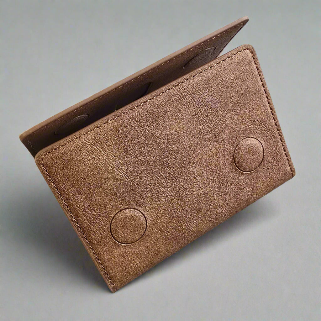 Custom Leather MagSafe Card Wallet 