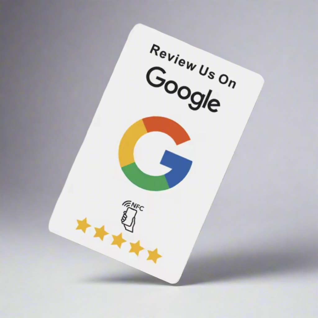 Google Review Card White