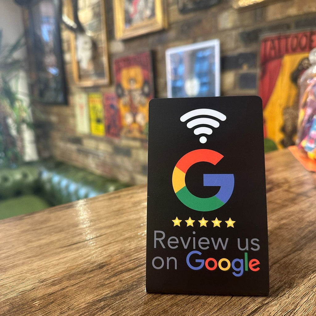 NFC Google Review Stand