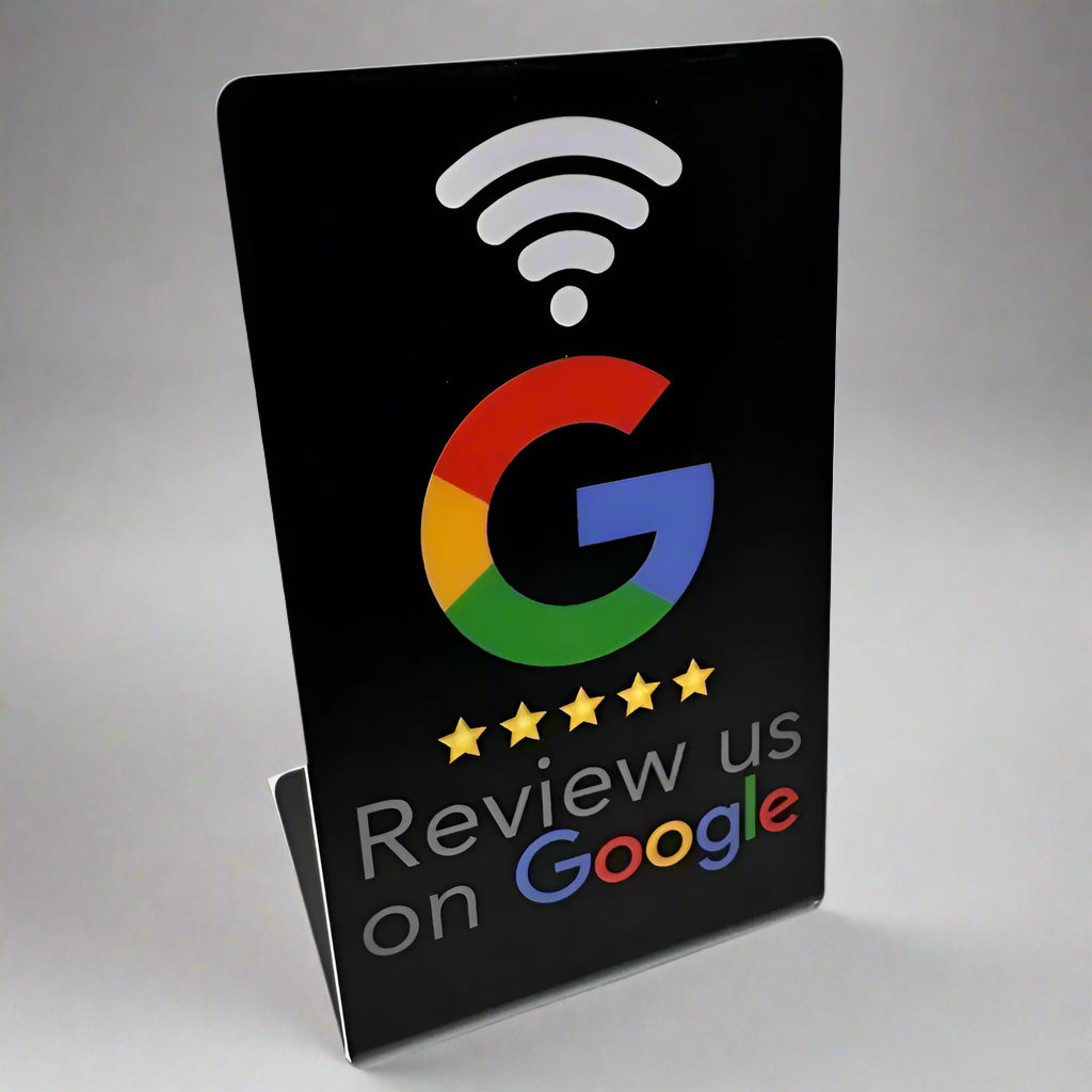NFC Google Review Stand