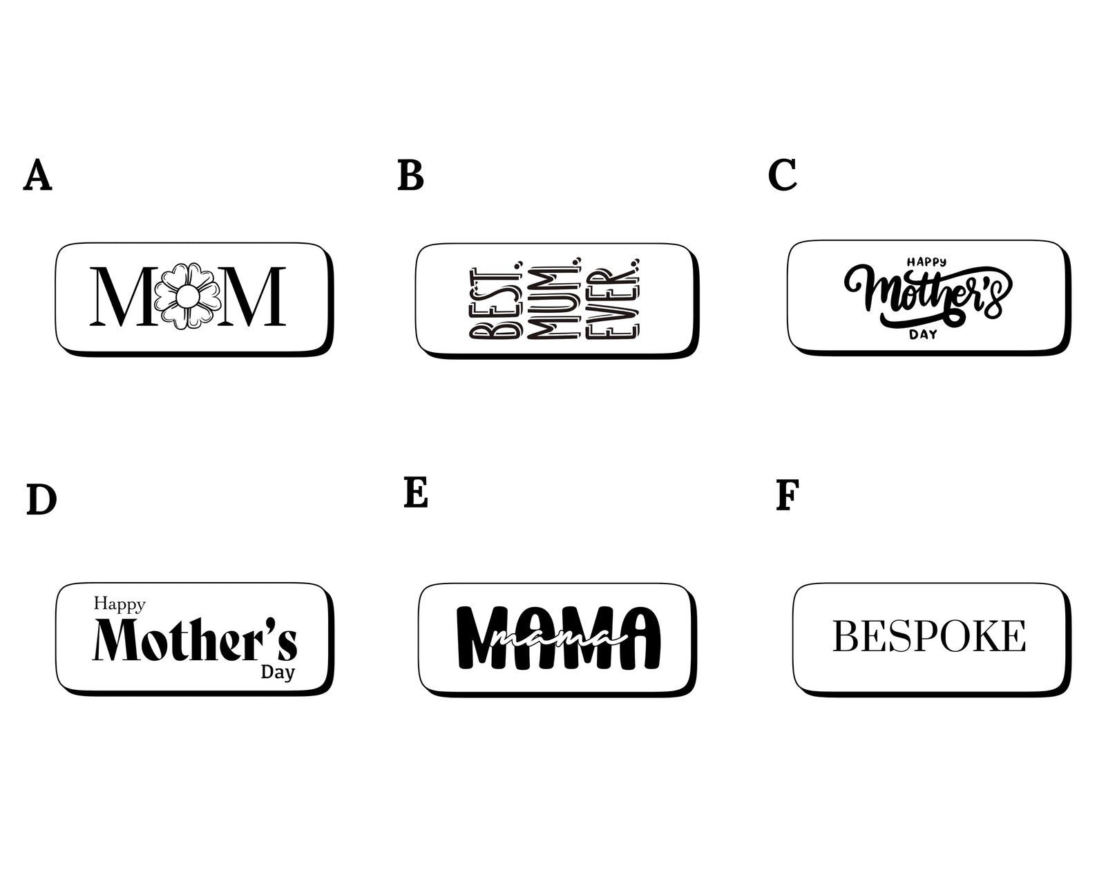 Personalised Engraved Walnut Keyring – Custom Mother’s Day Gift