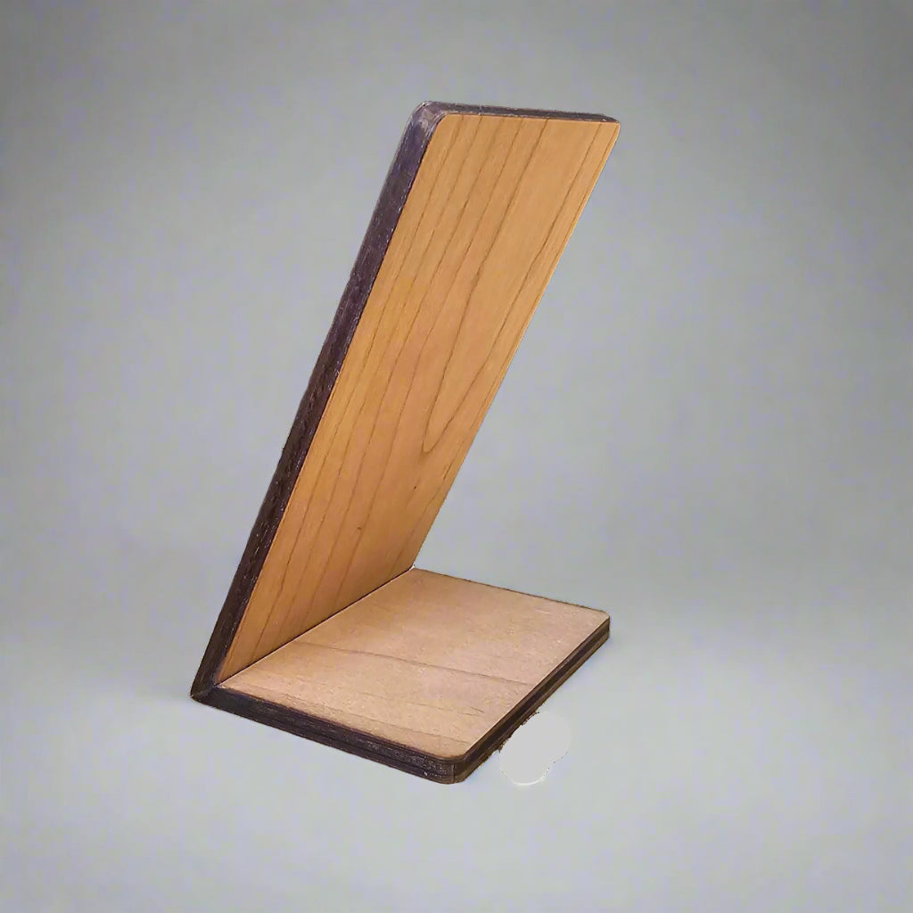 Wooden NFC Display Stand Back