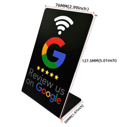 NFC Google Review Stand